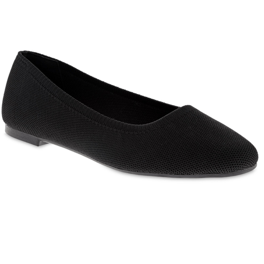 MIA BRENDY Ballet Flat Black Size 6 NWOT